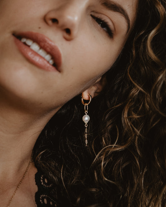 Boucles d'Oreille - Luna Pearl
