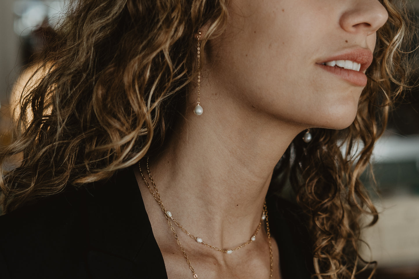 Boucles d'oreille - Drop of water